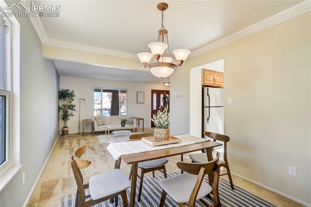 Image 8 of 50: View of dining room