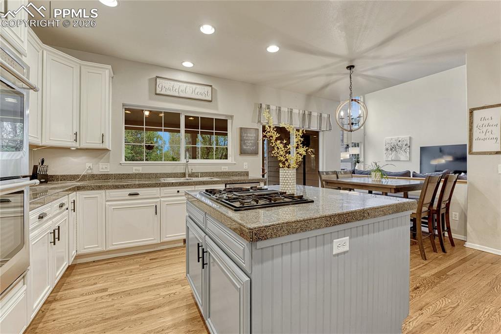 Image 18 of 48: Ample counterspace and dream kitchen storage.