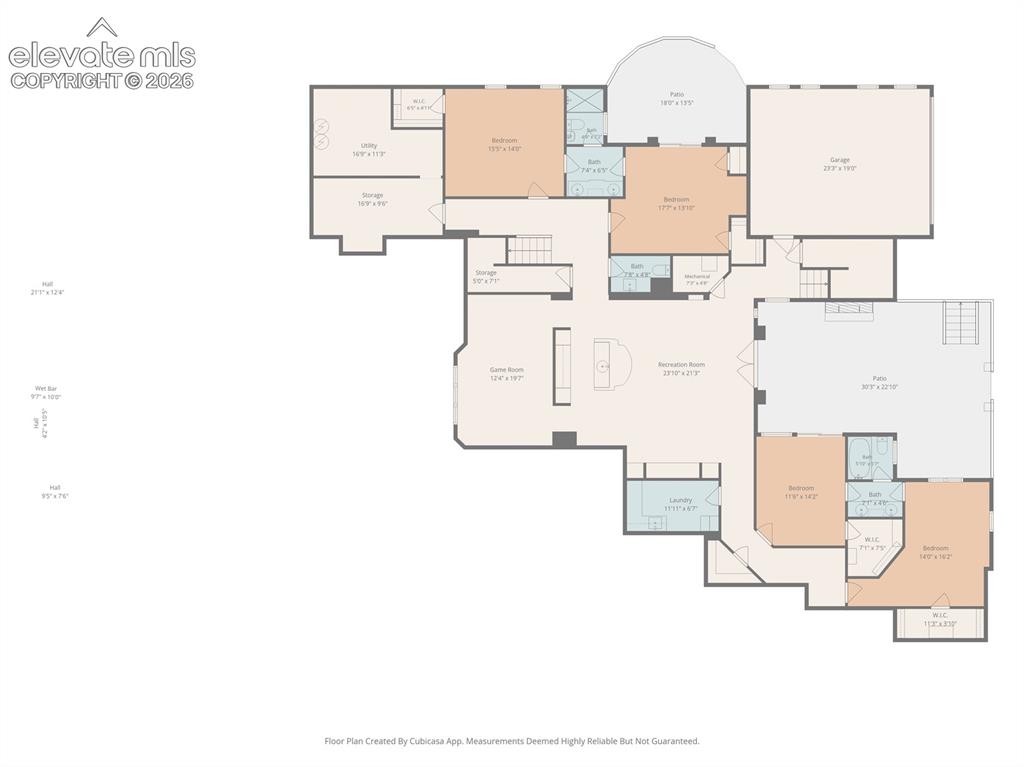Image 50 of 50: Lower level floor plan.