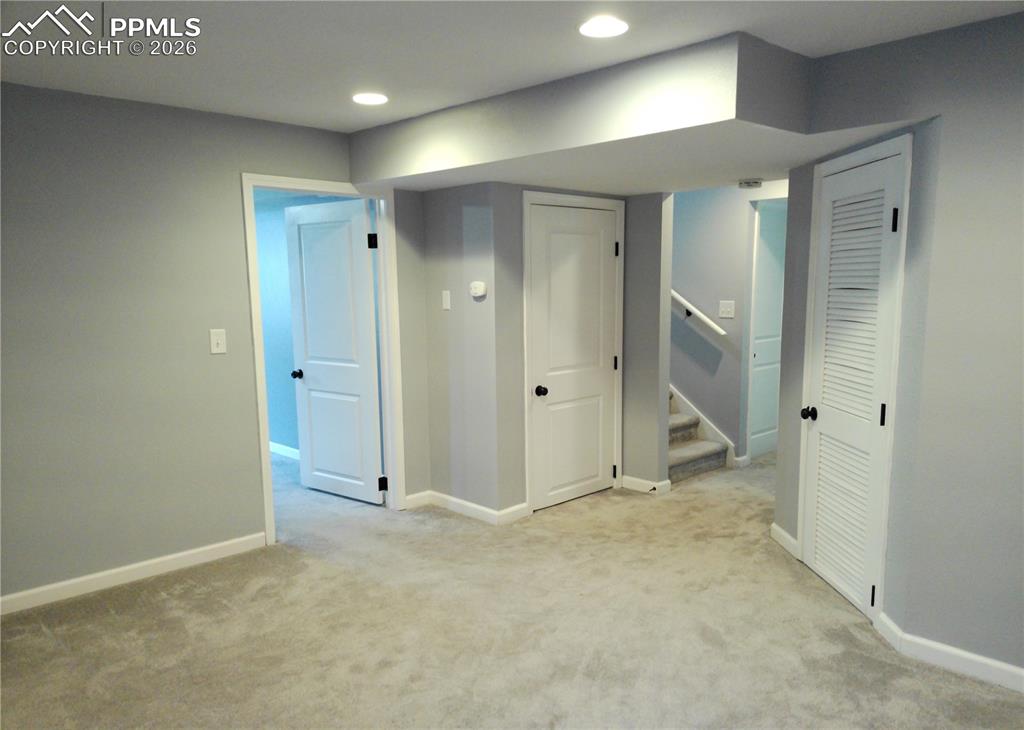 Image 37 of 50: 2nd family room in basement