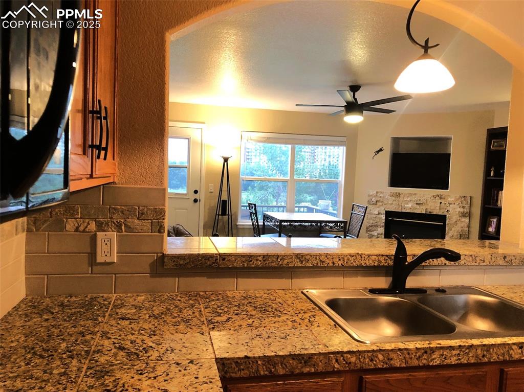 Image 24 of 26: Open to living room