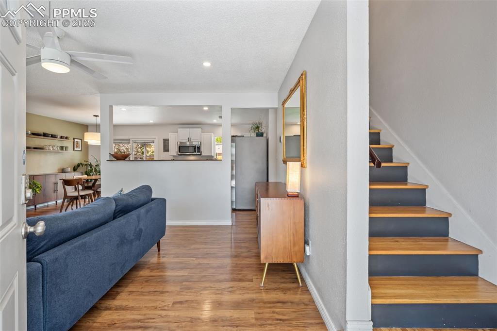 Image 3 of 34: Wood Plank Flooring throughout main level