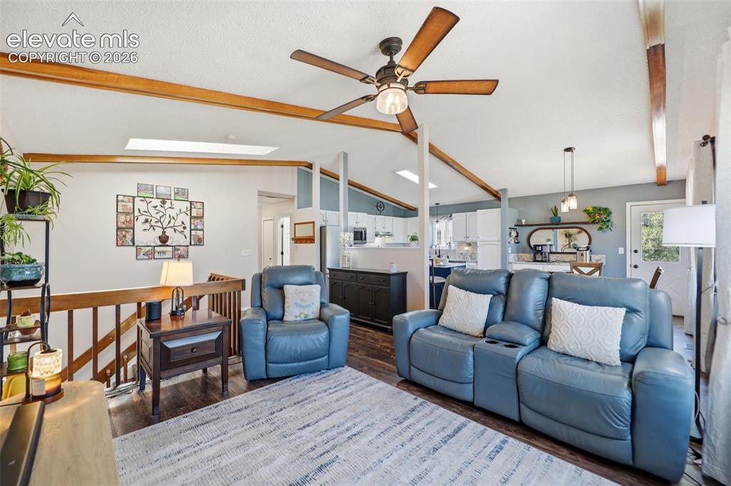Image 7 of 37: Open-concept living area