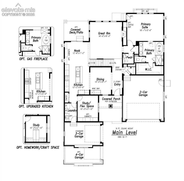 Image 7 of 9: Floor plan:All upgrades were done to home