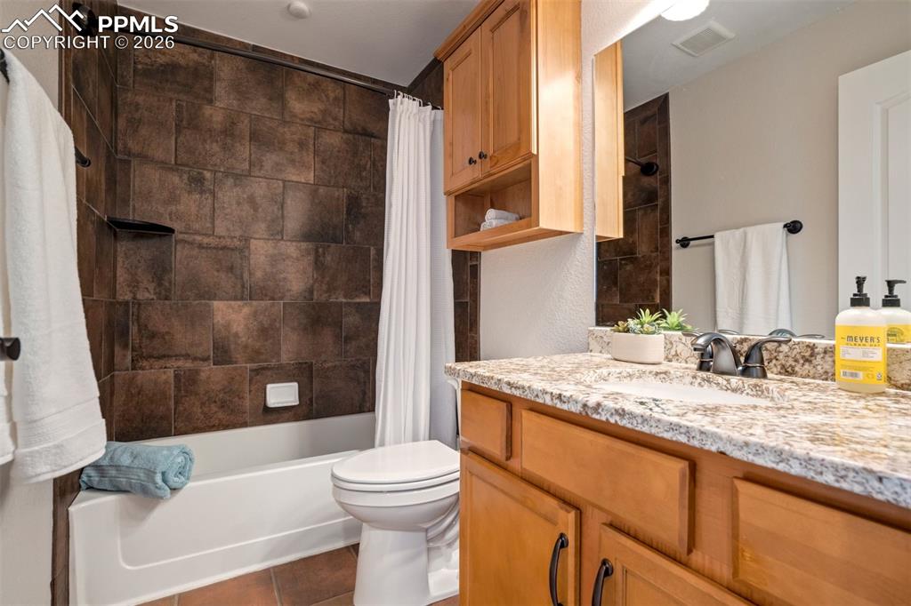 Image 35 of 48: Another view of the hallway bathroom.