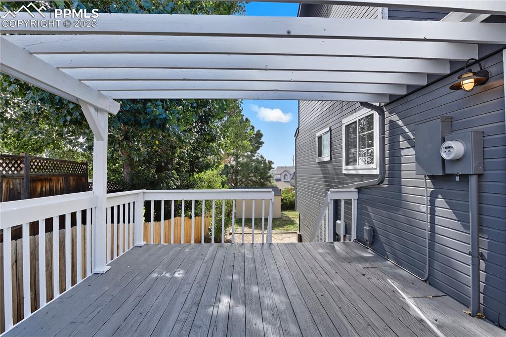 Image 31 of 32: View of wooden terrace