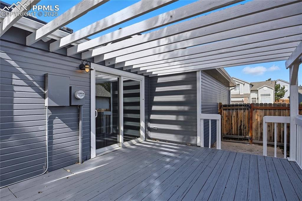 Image 32 of 32: View of wooden terrace