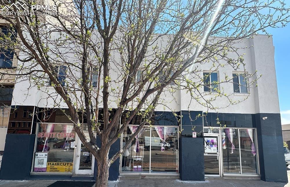 Caption: Front of Structure