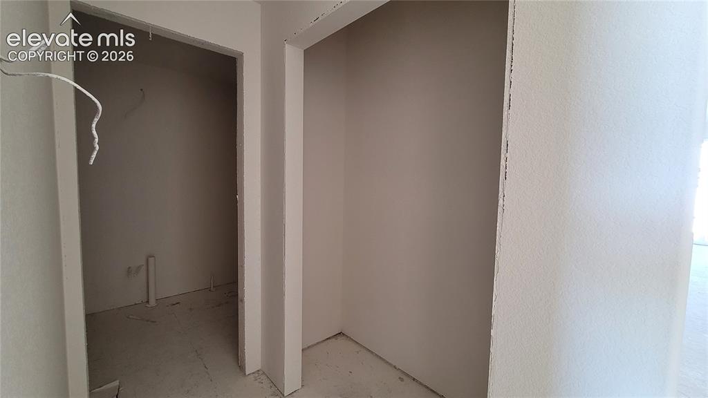 Image 7 of 30: Coat Closet off the entry! Please, excuse our dust as this home is currentl
