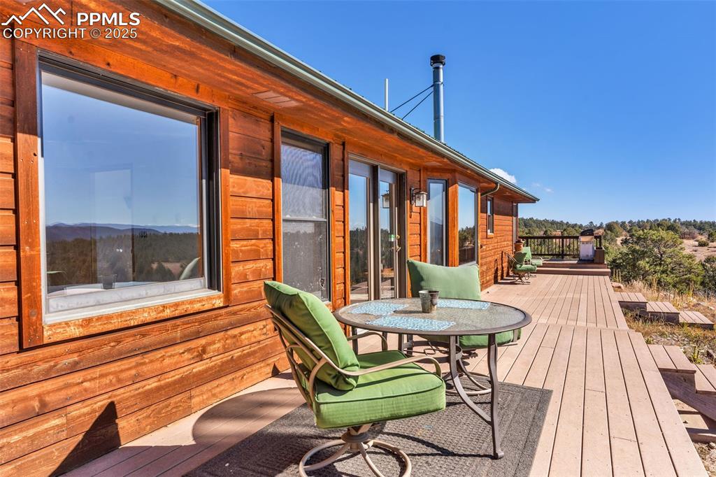 Image 34 of 50: View of wooden terrace