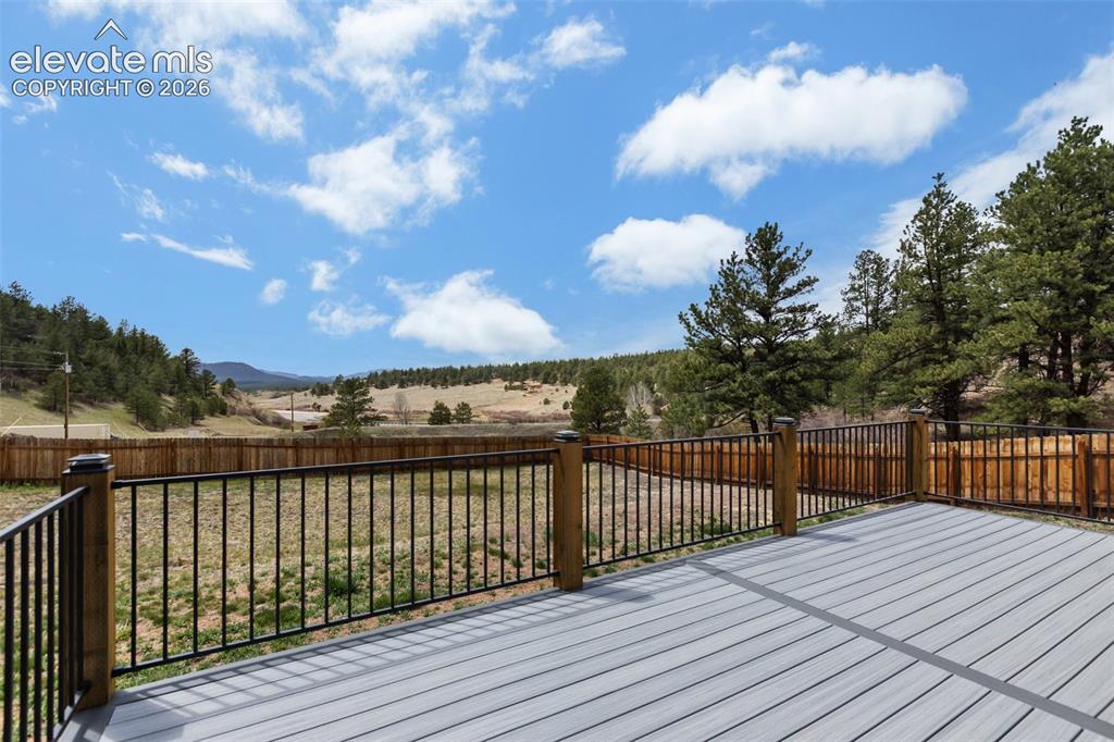 Image 12 of 45: Back deck VIEWS!