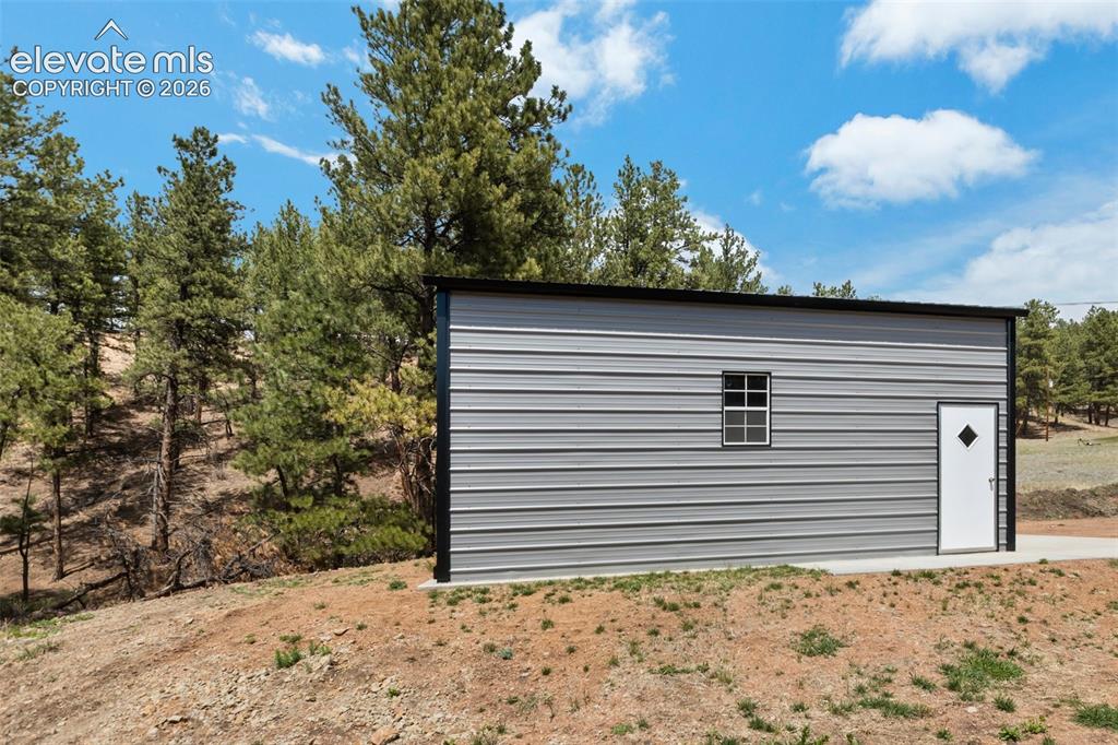 Image 44 of 45: Oversized detached garage