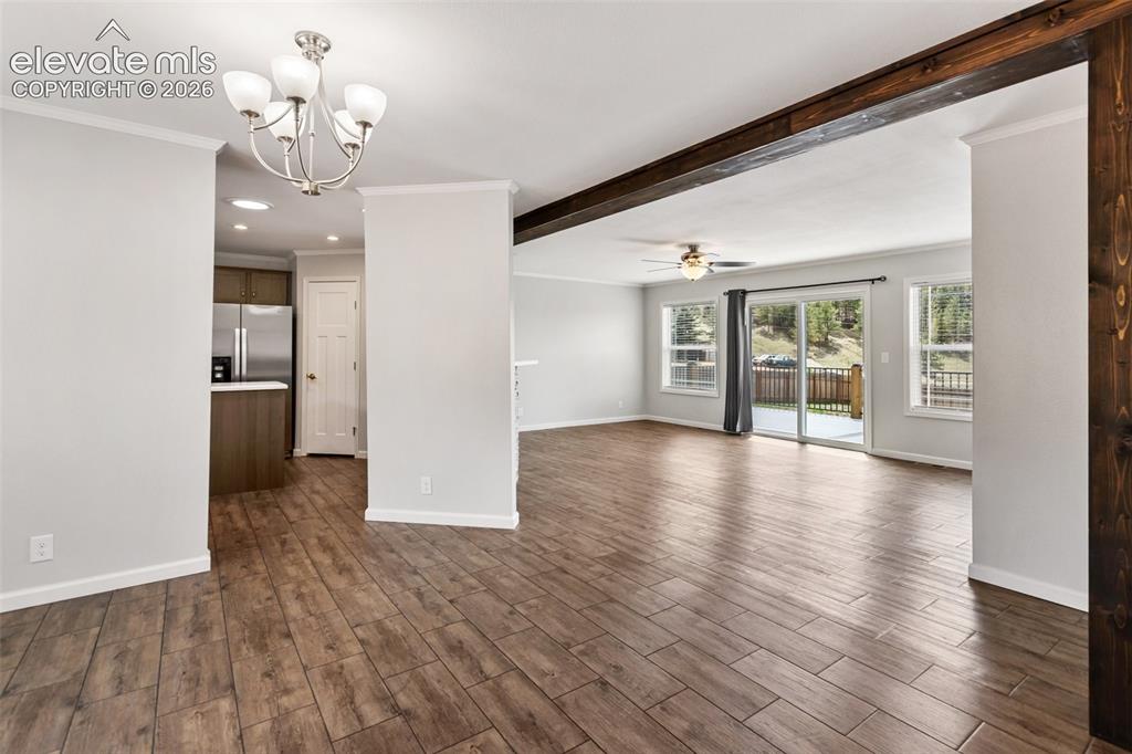 Image 5 of 45: view from entry to living room