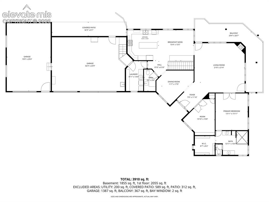 Image 48 of 50: Main Level Floor Plan