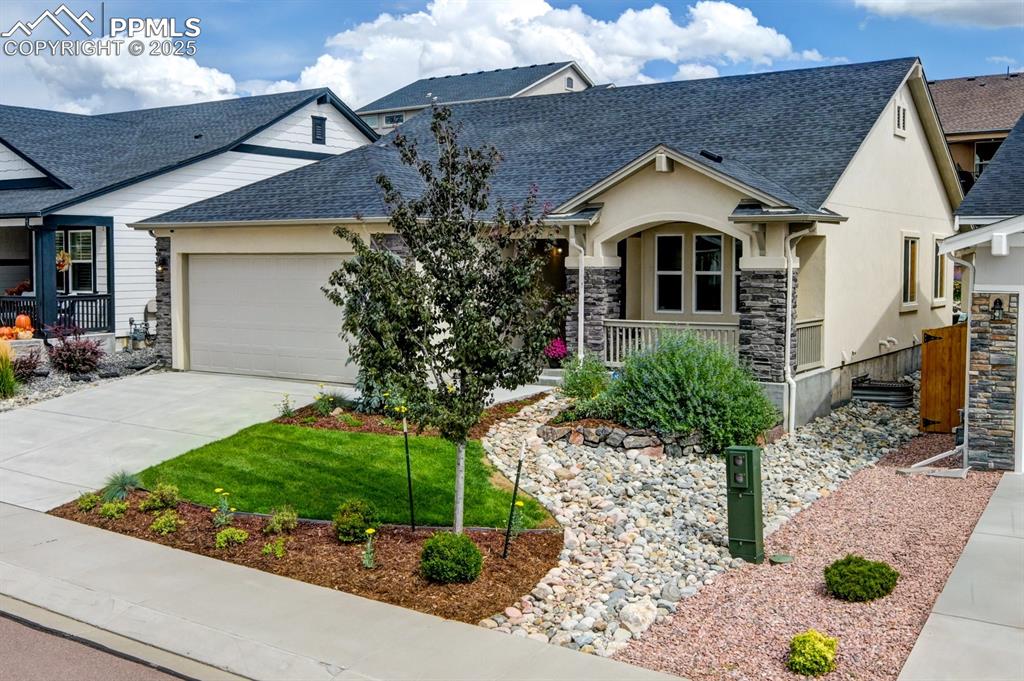 Caption: Front of Structure