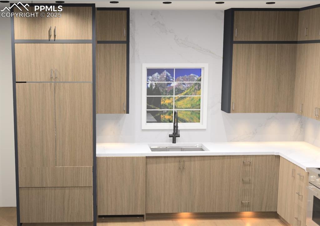 Image 10 of 50: Upgrade cabinetry to add matching front panels to the refrigerator for a se