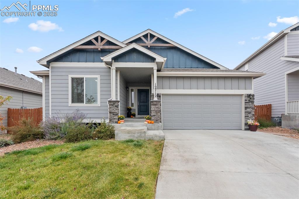 Caption: Front of Structure