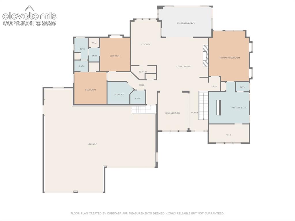 Image 42 of 44: Main level floor plan