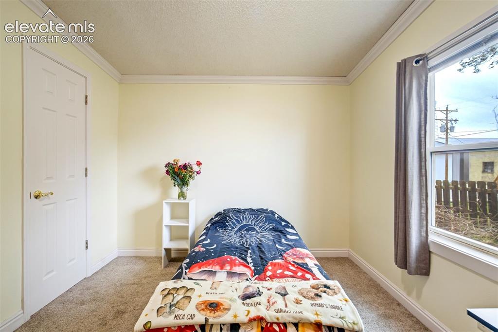 Image 24 of 50: Comfortable third bedroom with soft natural light and neutral finishes.