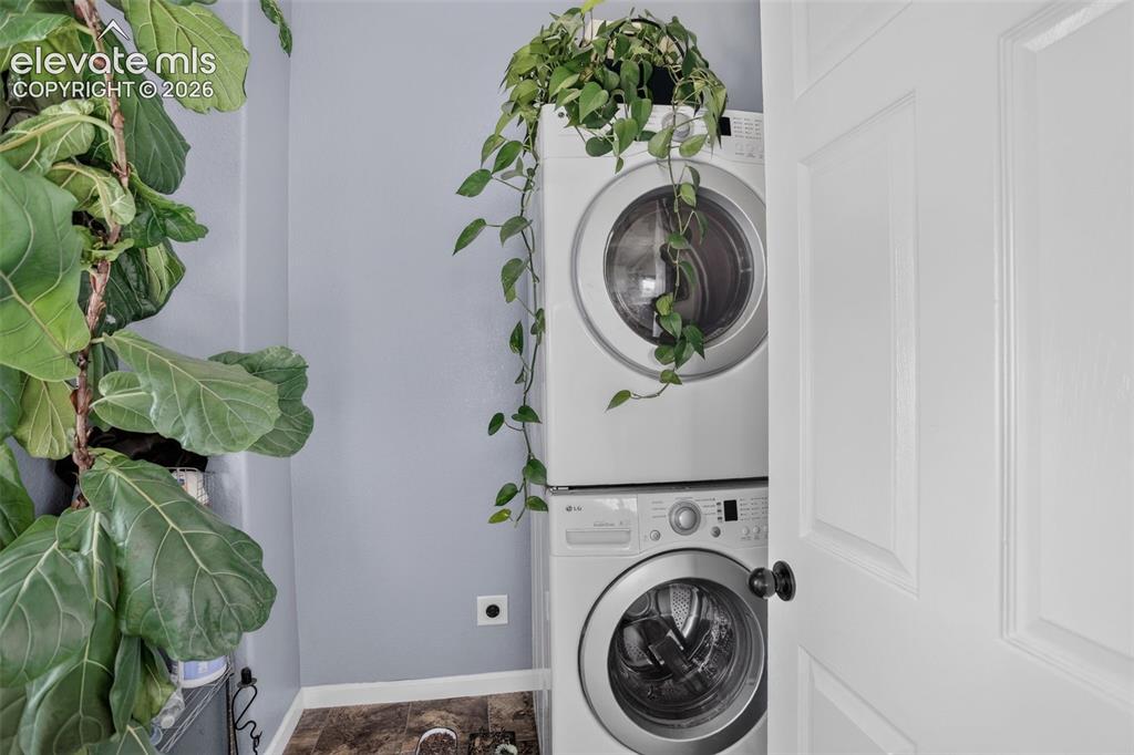 Image 17 of 50: Convenient laundry room.