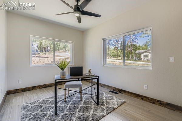 Image 10 of 27: Office has a full closet and could also be a 4th bedroom