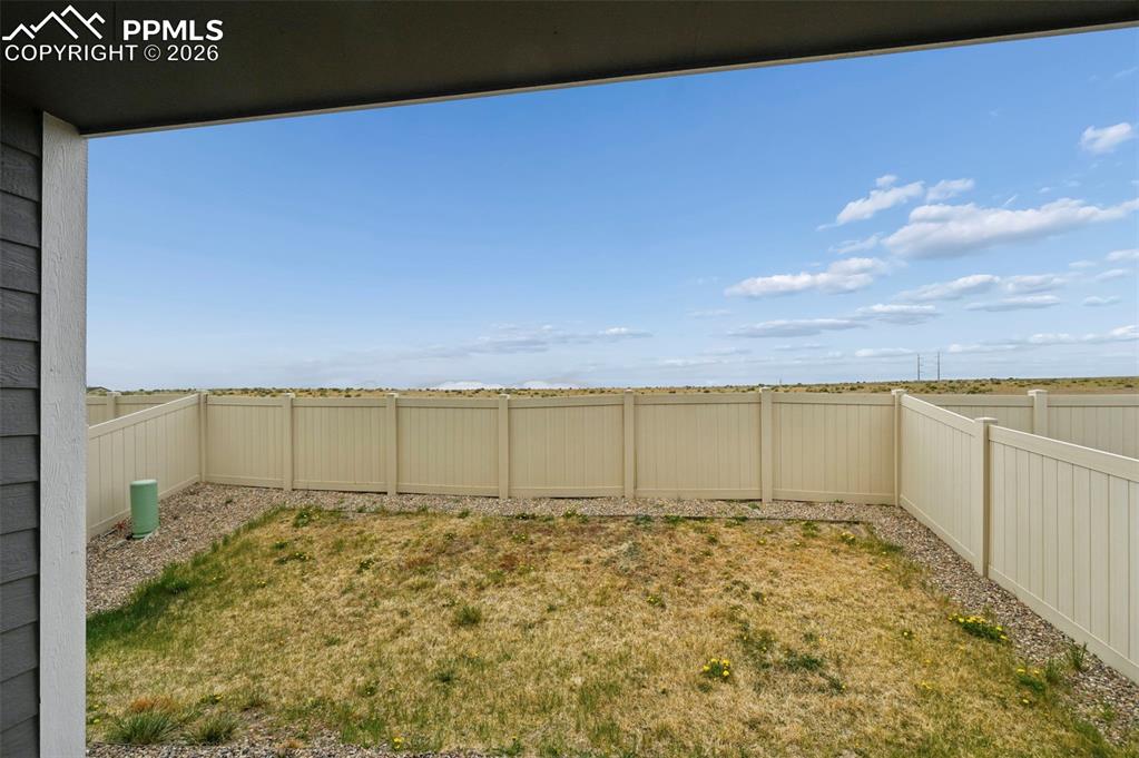 Image 33 of 36: Yard with amazing views on a clear day!!  