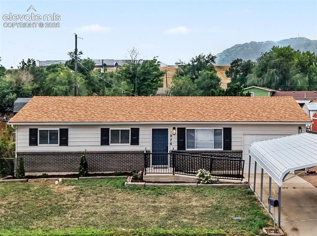 Image 1 of 18: Completely updated ranch home with 3 bed/1 bath, 1 car garage, oversized Ca