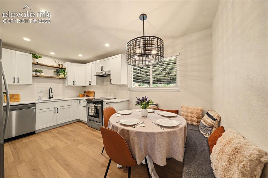 Image 2 of 18: Brand new Cabinets, New Quartz counters, Stainless Appliances, modern light