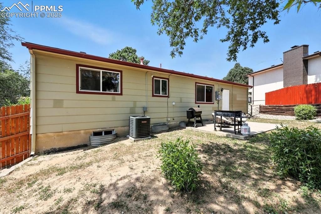 Image 38 of 43: Rear view of property with a patio 