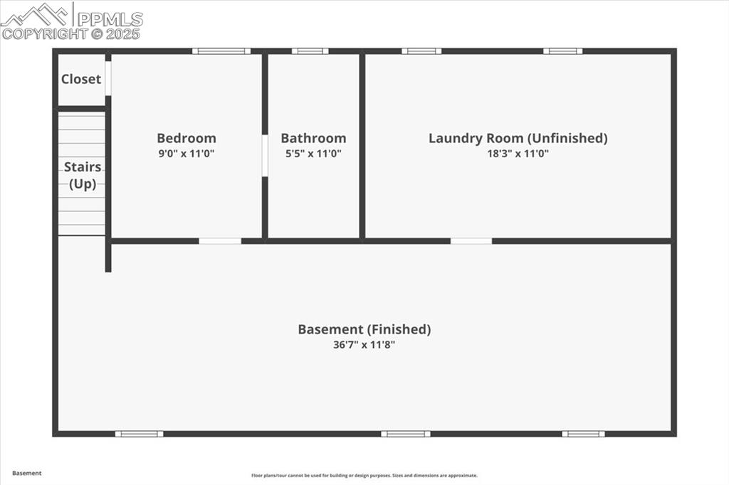 Image 42 of 43: View of Full Basement layout