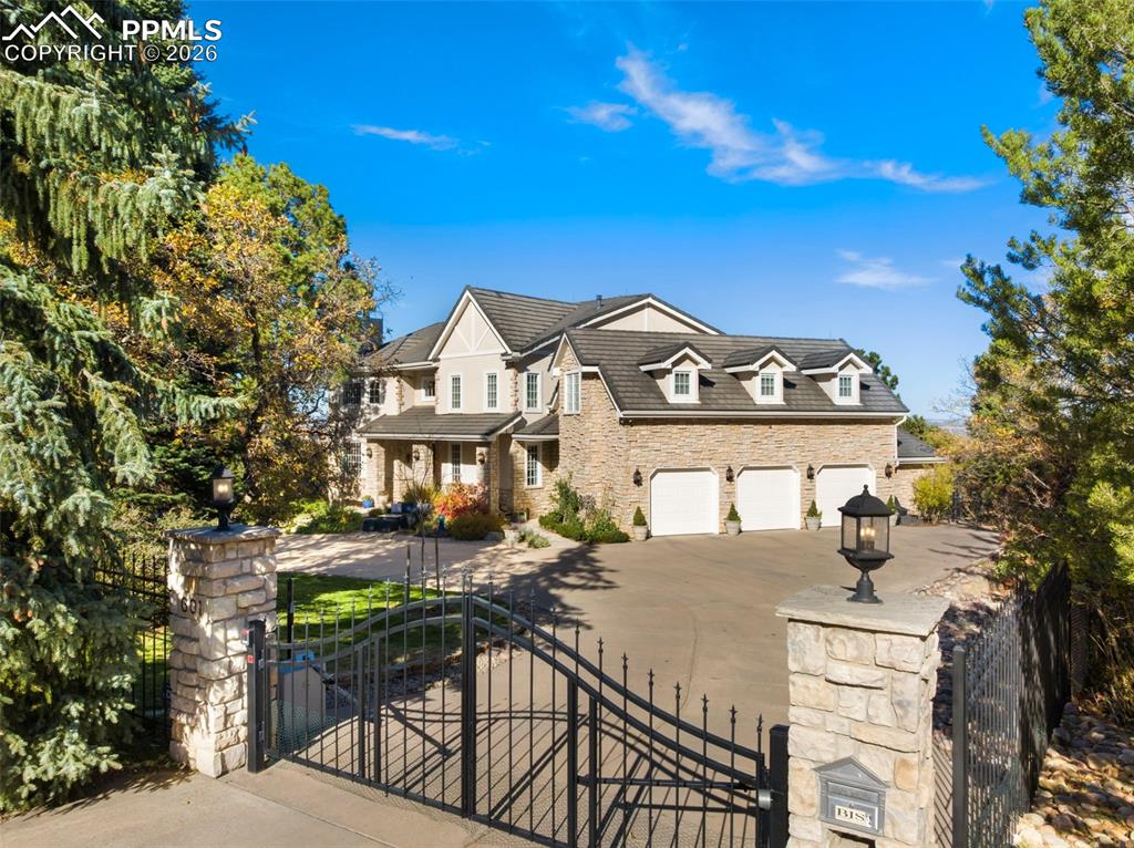 Caption: Front of Structure