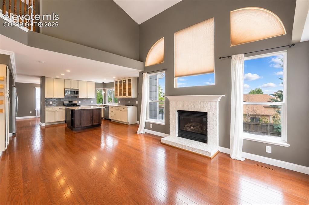 Image 11 of 43: Living room/kitchen - main floor