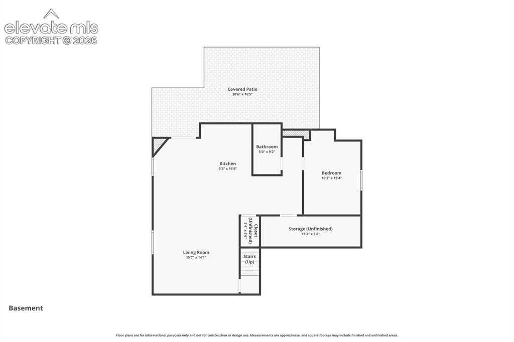 Image 40 of 43: Walkout basement floor plan