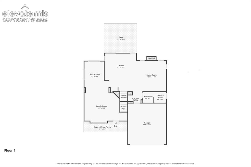 Image 41 of 43: Main level floor plan