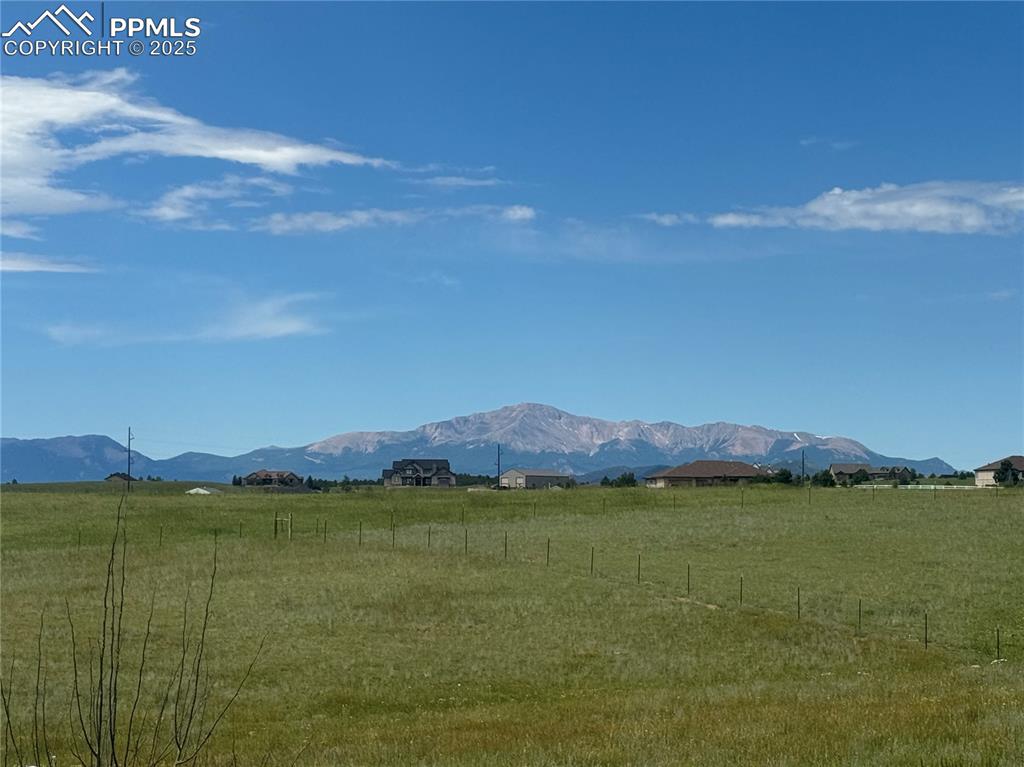 Image 2 of 23: View of Pikes Peak from the land