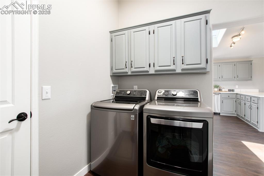 Image 32 of 50: New freestanding soaking tub in primary bath!