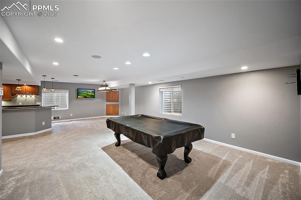 Image 39 of 50: Lower level Game area. 