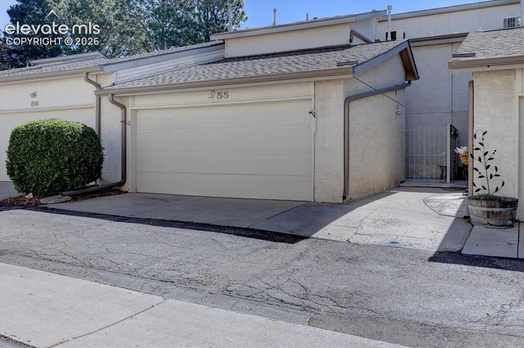 Caption: Garage