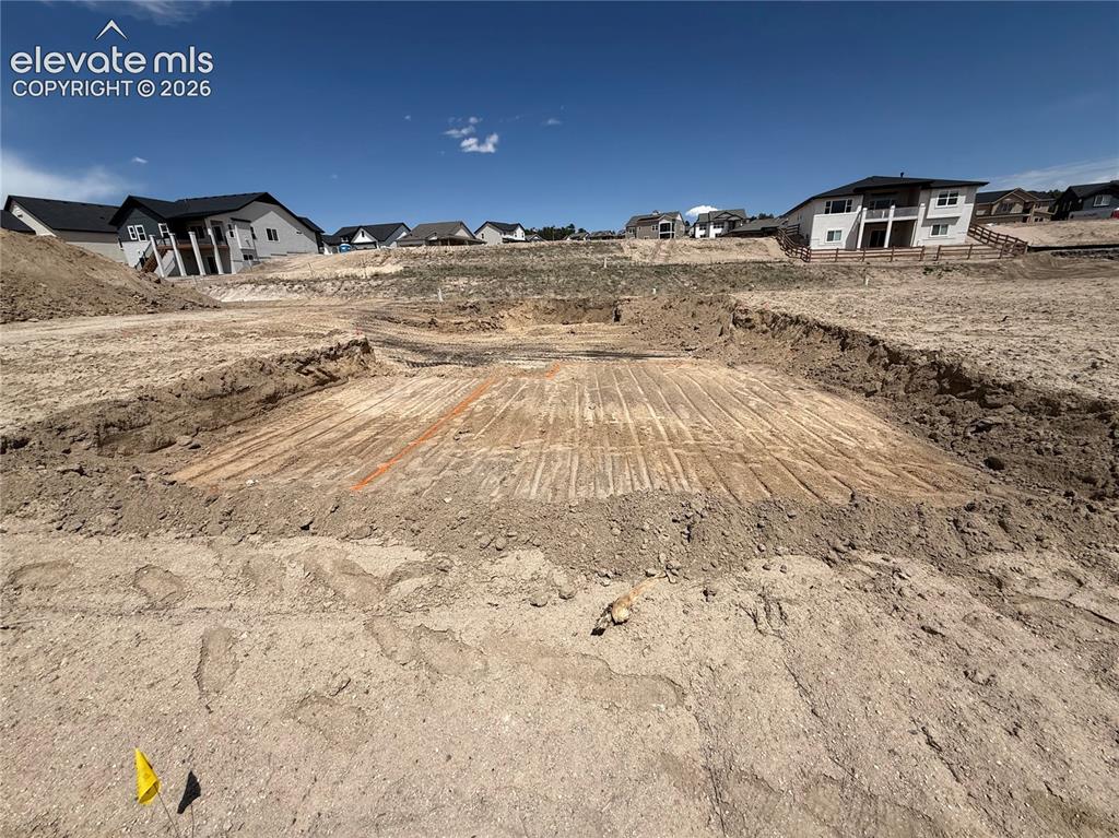 Image 2 of 8: Excavation as viewed from the front of the lot