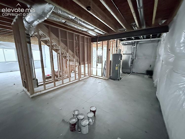 Image 39 of 46: Full Unfinished Basement