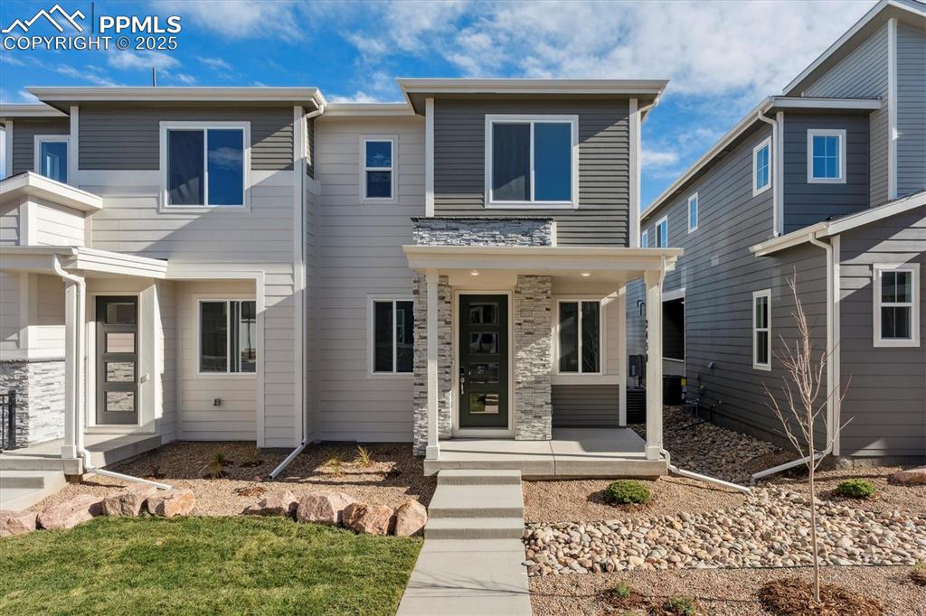 Caption: Front of Structure