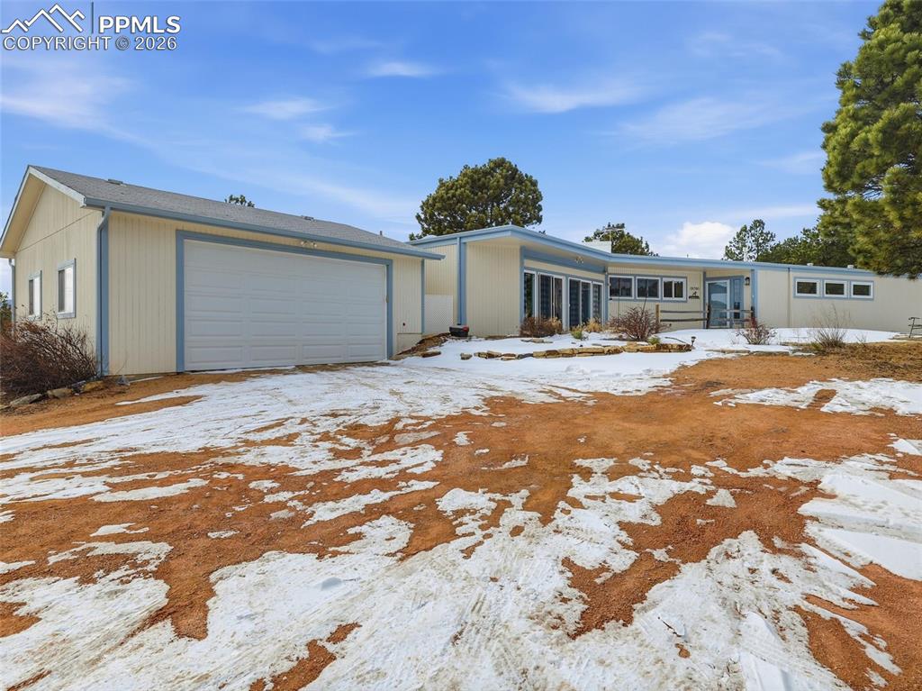 Caption: Front of Structure