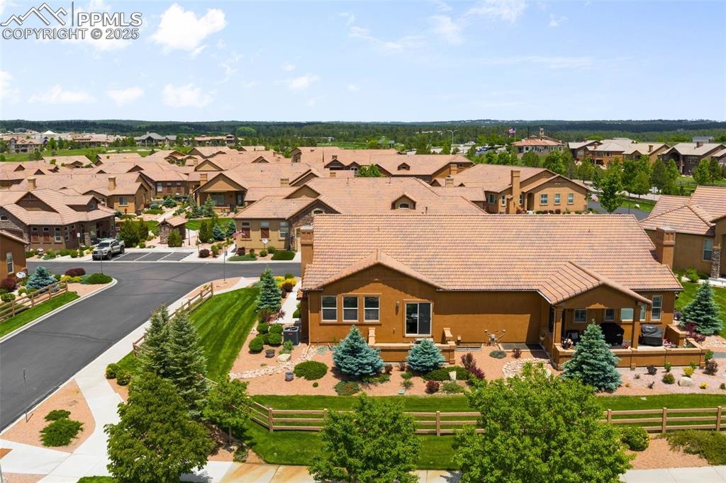 Image 32 of 37: Aerial view of residential area