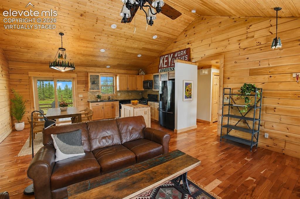 Image 4 of 24: Living-Kitchen-Dining - Virtually Staged