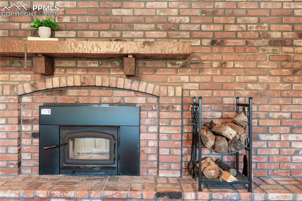 Image 28 of 44: Wood burning stove insert