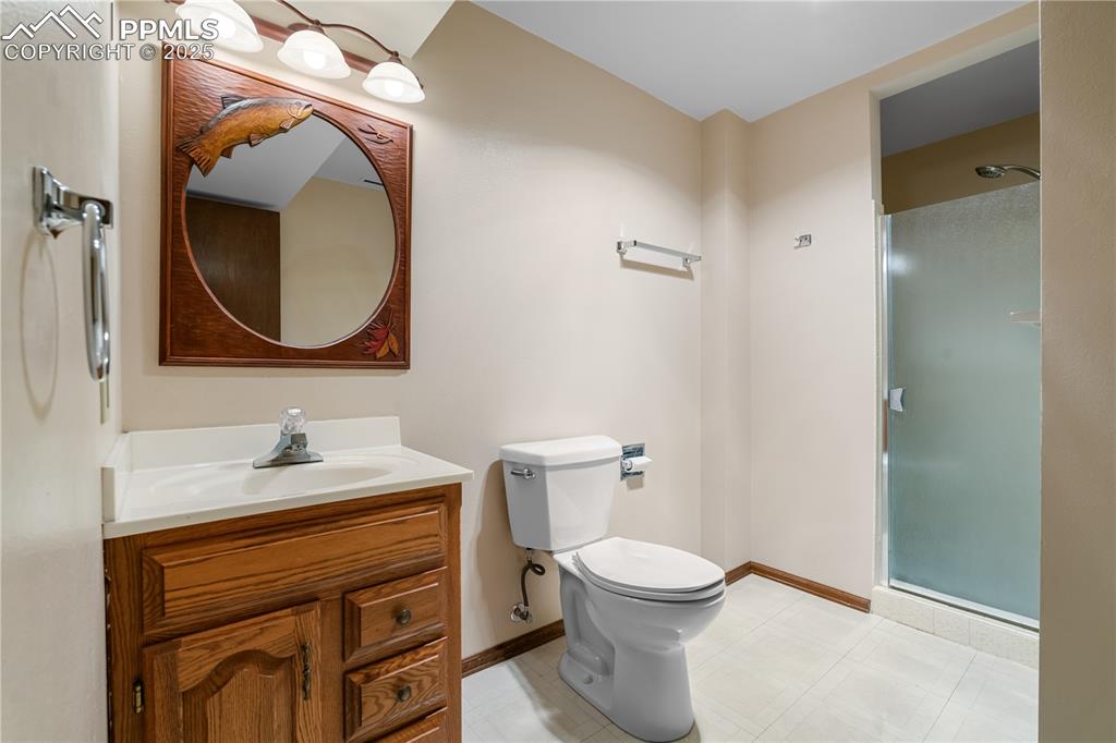 Image 30 of 44: Lower level bathroom
