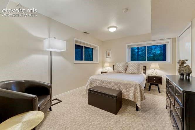 Image 31 of 49: bedroom 4 in basement with garden level windows