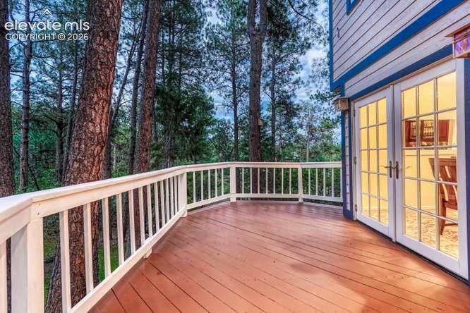 Image 41 of 49: deck outside of the dining room