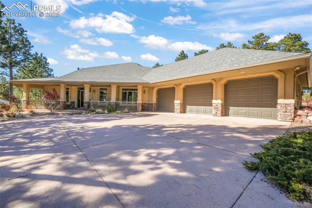 Caption: Front of Structure