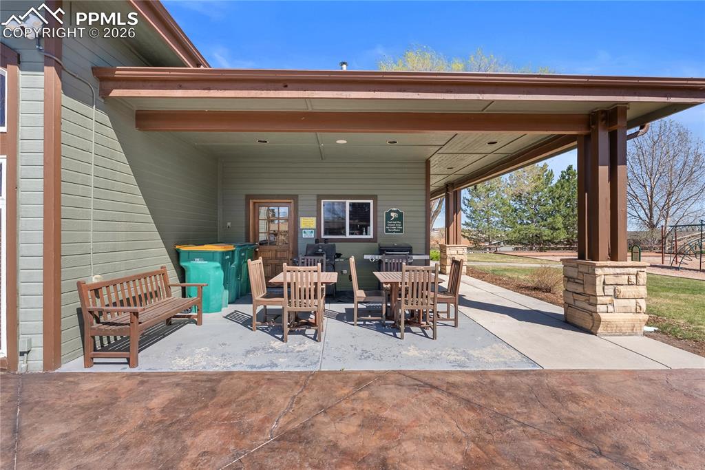 Image 30 of 31: community center patio 
